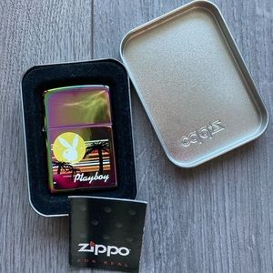 Zippo Lighter Playboy Sunset, Iridescent, 2005 USA